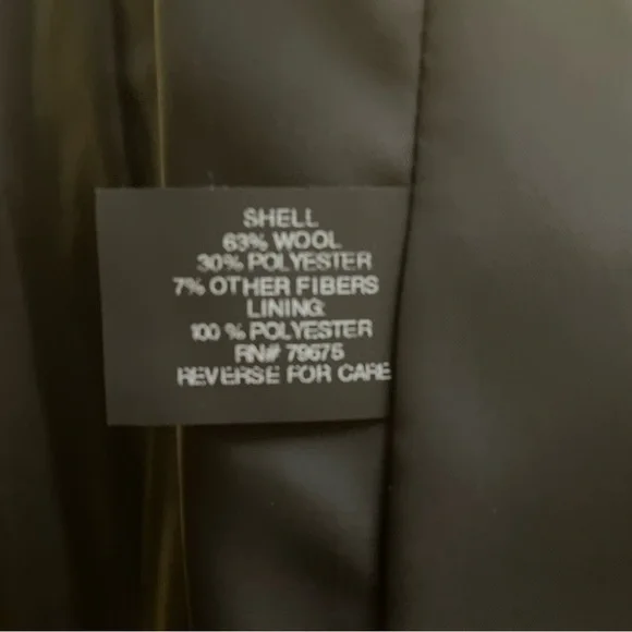 Anne Klein Red Peacoat with Leopard Scarf NWT - Picture 4 of 5